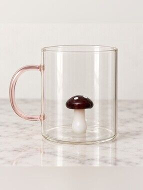 The Last Line Peek-A-Boo Mushroom Mugs Set of 4 Designer Glassware